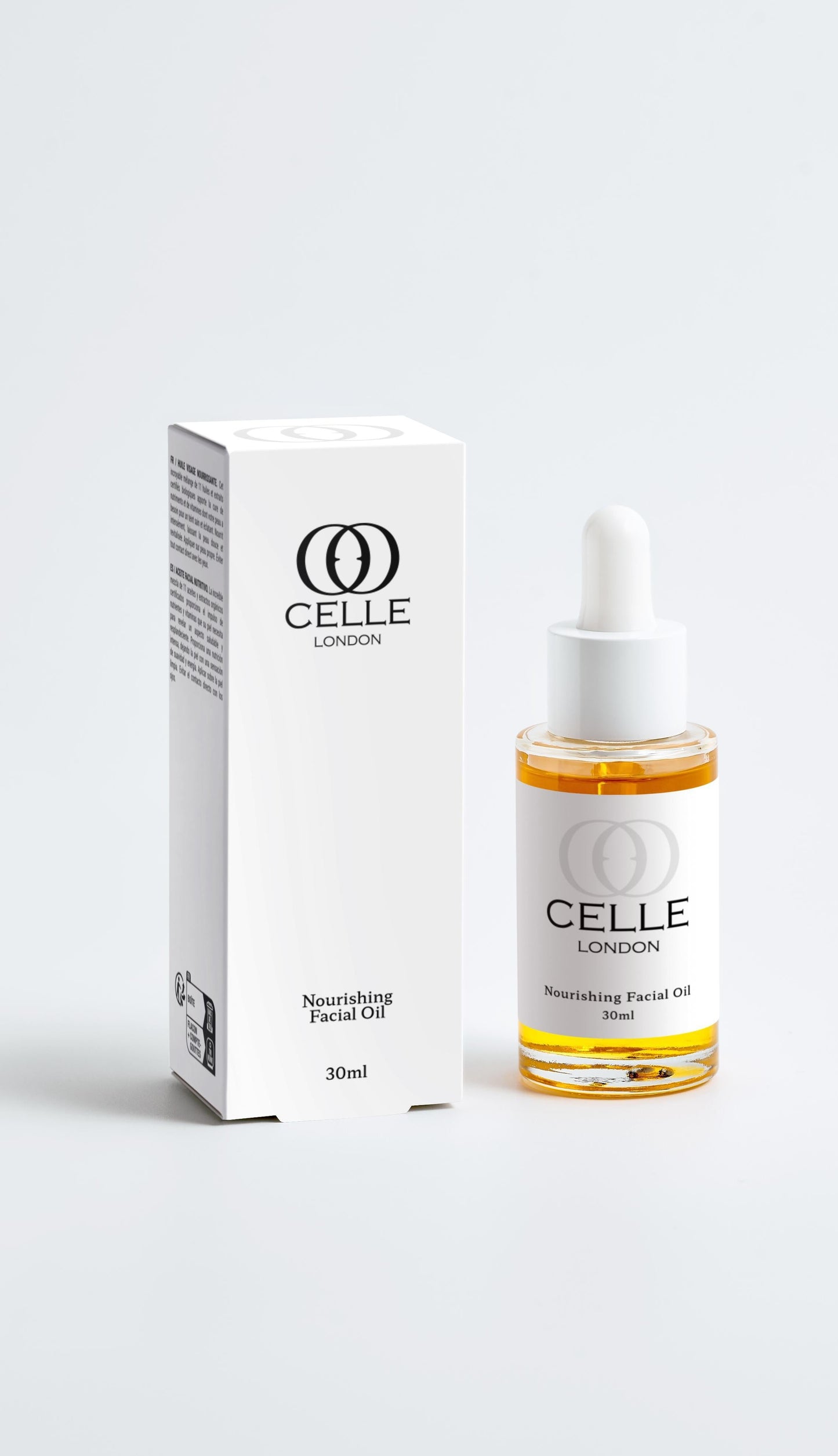 Celle Nourishing Facial Oil with Vitamin E - 30ml - Hydrating Oil for Dry Skin