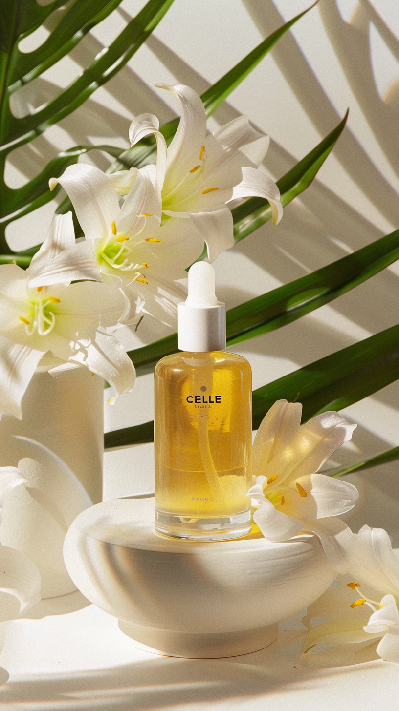 Celle Nourishing Facial Oil with Vitamin E - 30ml - Hydrating Oil for Dry Skin