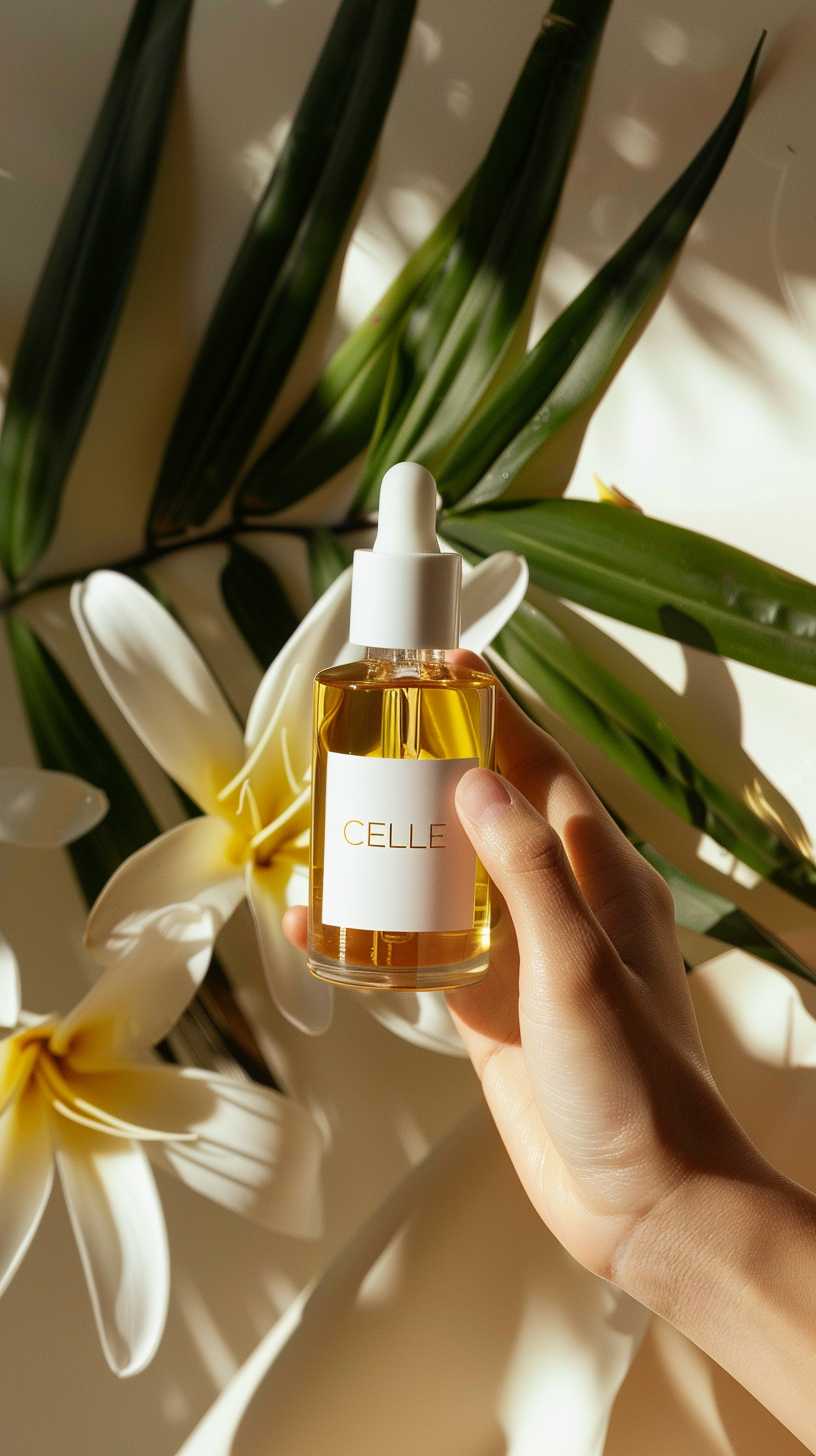 Celle Nourishing Facial Oil with Vitamin E - 30ml - Hydrating Oil for Dry Skin