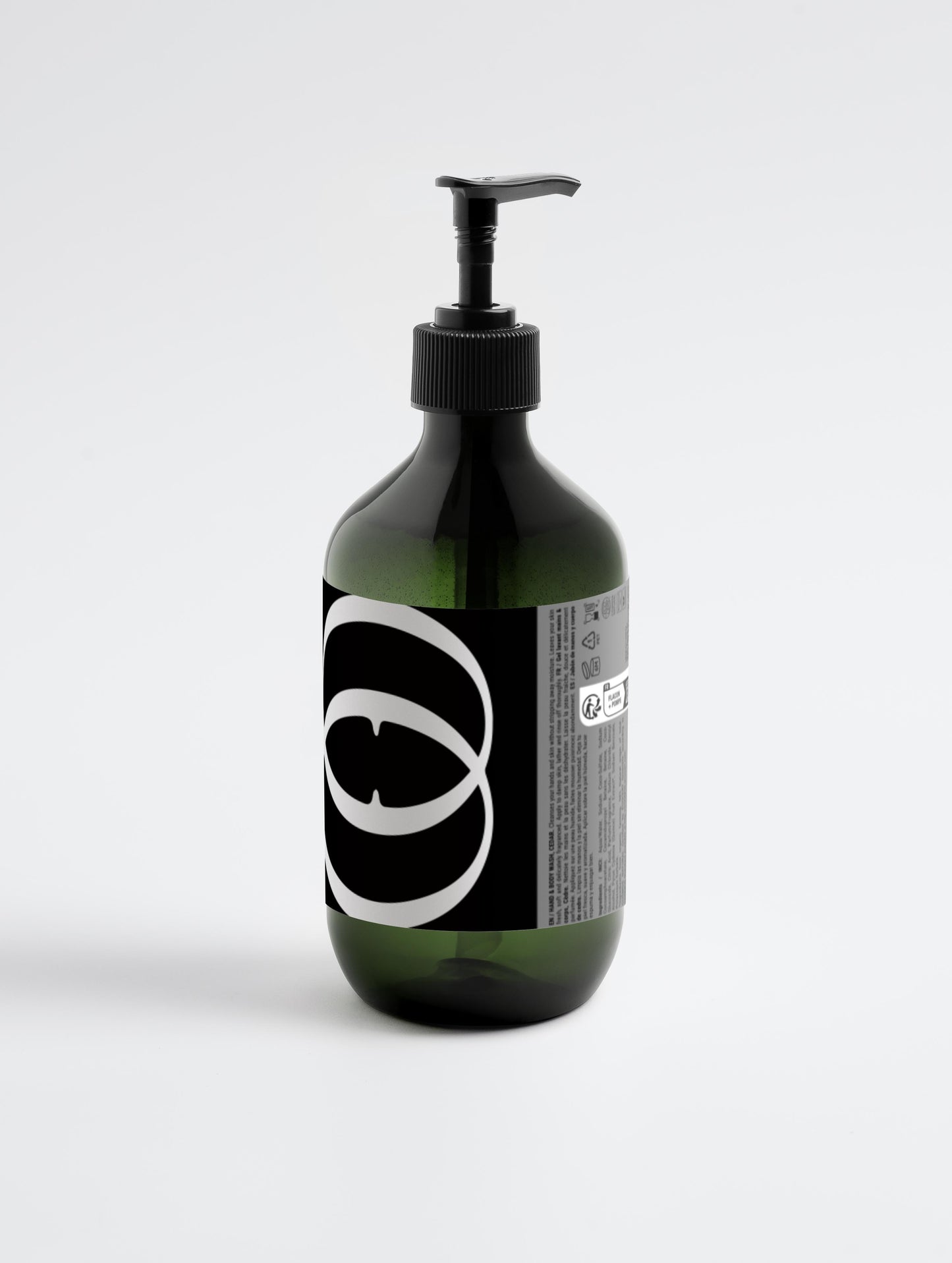 Hand Wash, Peppermint & Dark Cedar – Invigorating Hand Wash with a Fresh Herbal Scent